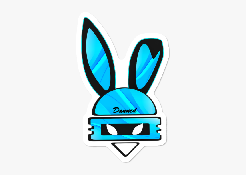 Danucd Bunny Logo Sticker Sticker By Danucd Design - Bunny Logo, HD Png Download, Free Download