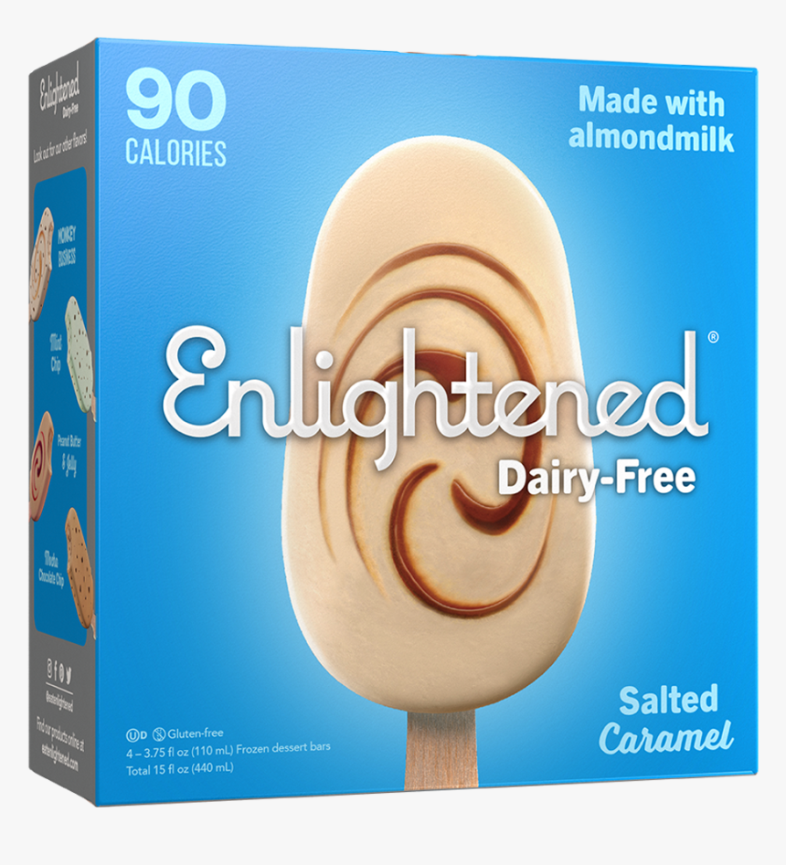 Enlightened Ice Cream Bar Salted Caramel, HD Png Download, Free Download