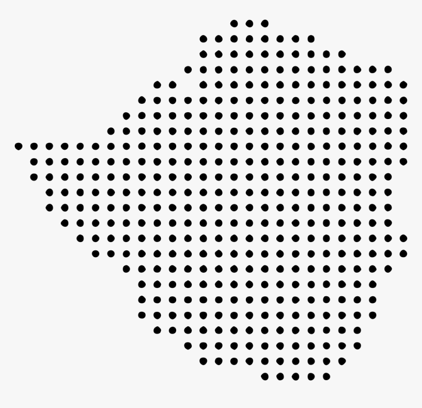 Zimbabwe African Nation - Halftone Circle Red, HD Png Download, Free Download