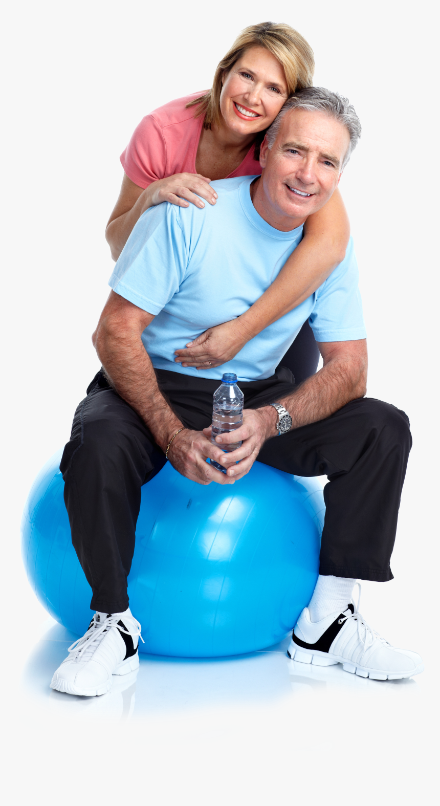 Fitness Couple Png -older Couple, Transparent Png, Free Download