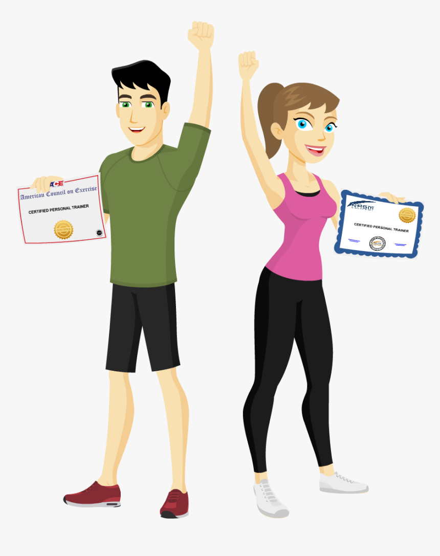 Transparent Fitness Couple Png - Personal Trainer Png, Png Download, Free Download