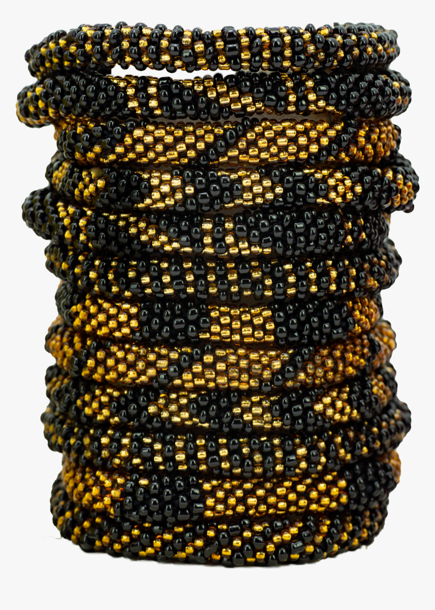 *black & Gold Nepal Bracelet Set, HD Png Download, Free Download