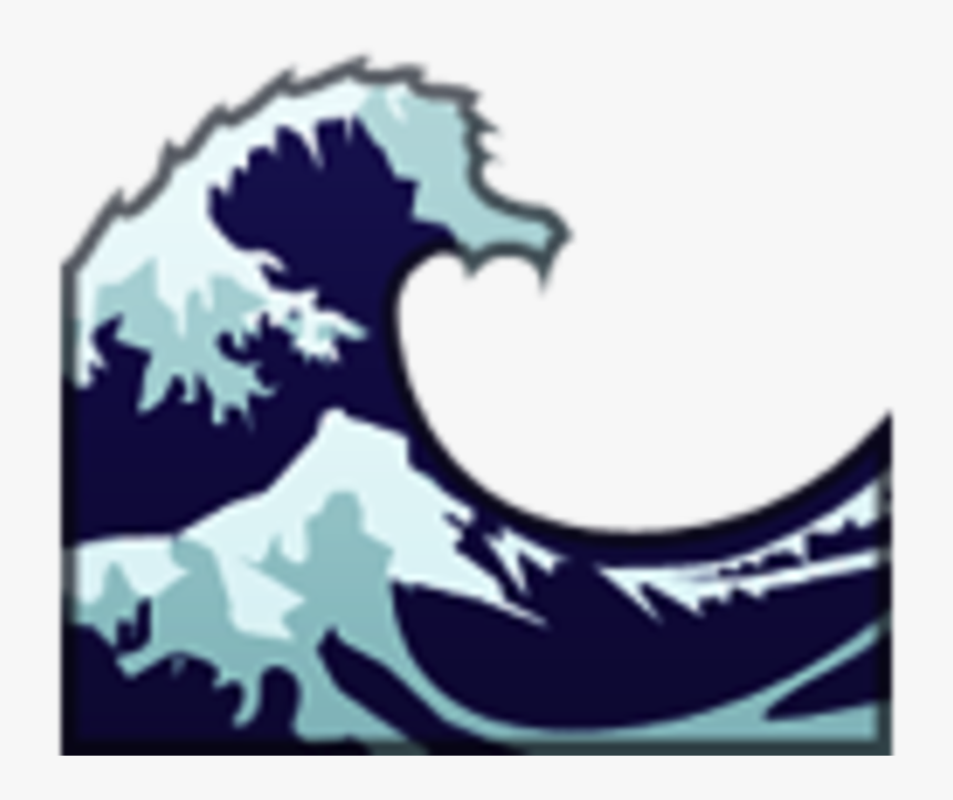 Wavy Emoji - Wave Emoji Png, Transparent Png, Free Download