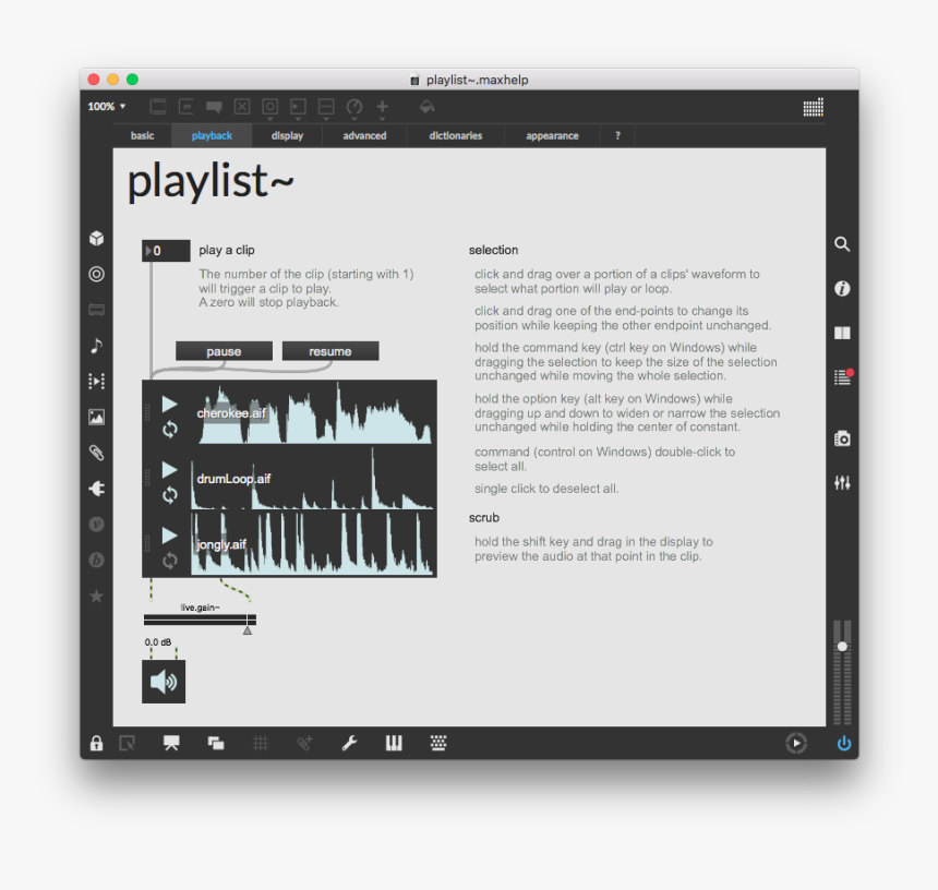 Max Msp Playlist Object, HD Png Download, Free Download