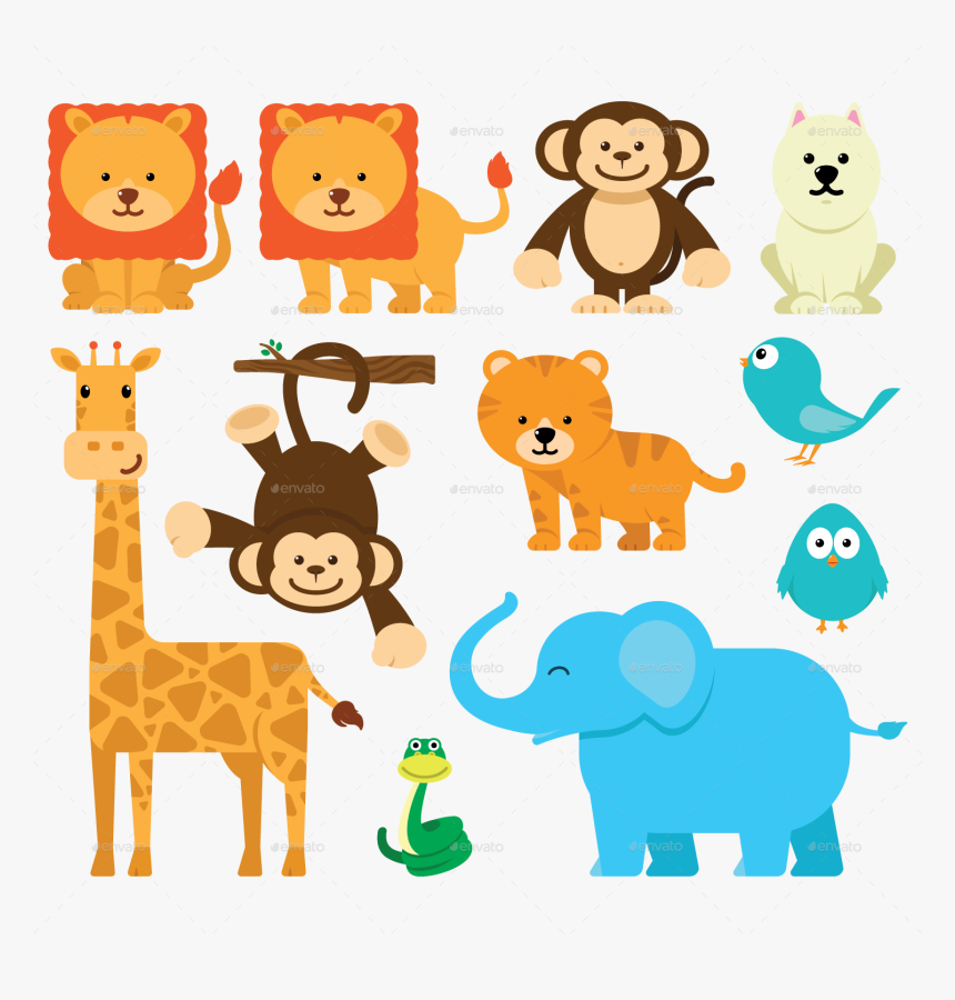 Transparent Cartoon Animals Png - Animal, Png Download, Free Download