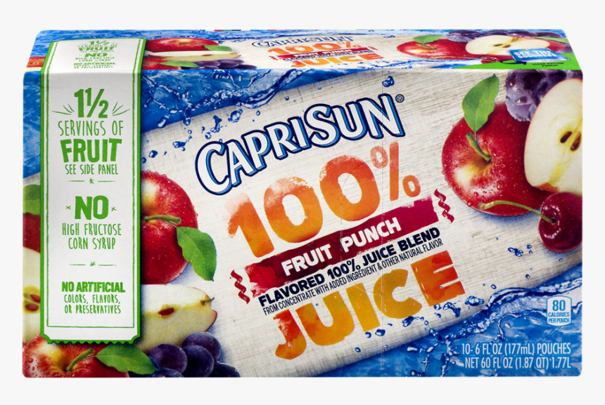 Capri Sun 100 Apple, HD Png Download, Free Download