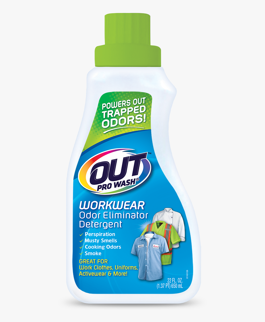 Out Prowash Workwear Odor Eliminator Detergent Clothes - Out Laundry Odor Eliminator, HD Png Download, Free Download