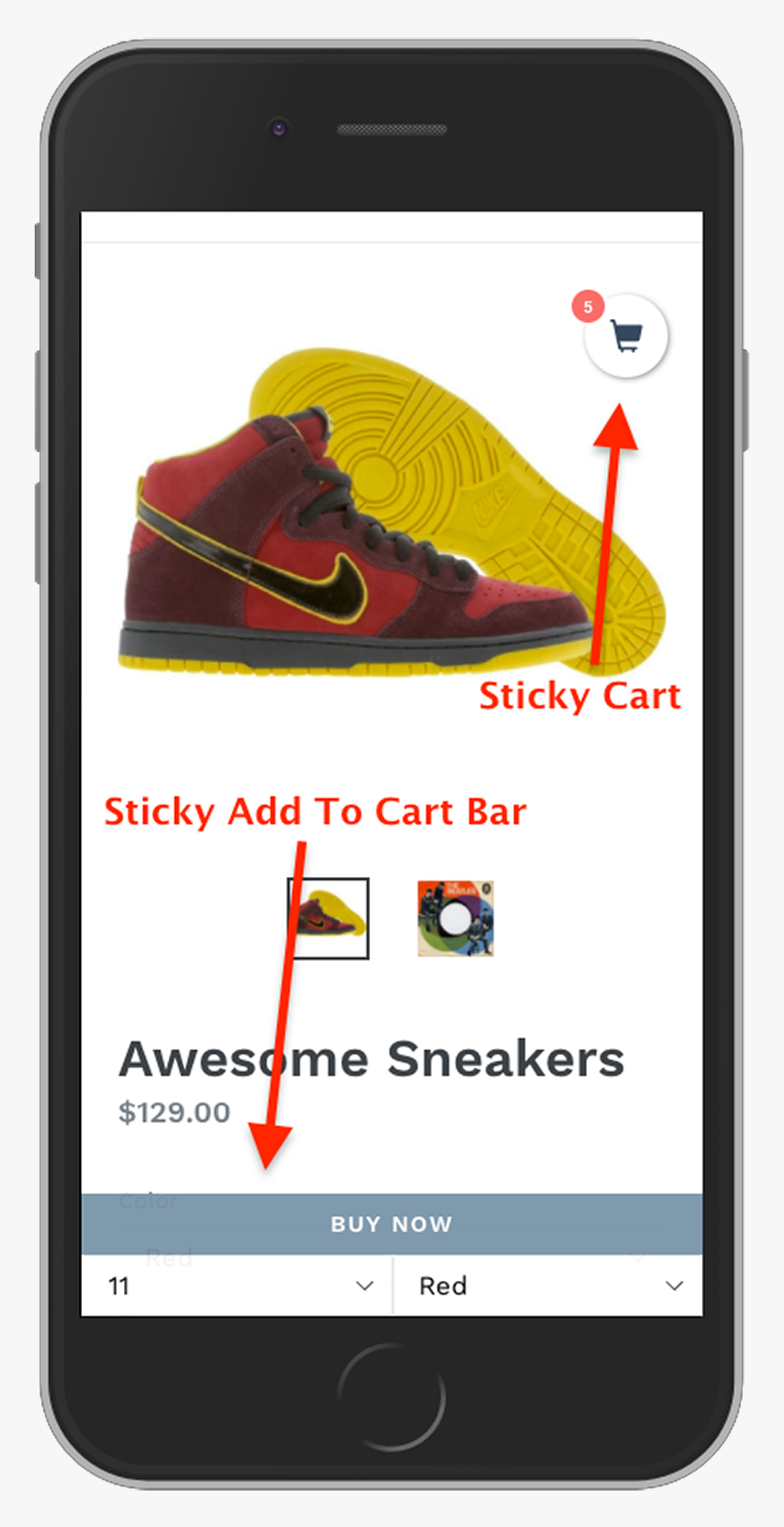 Add To Cart And Checkout Booster - Sticky Add To Cart Mobile, HD Png Download, Free Download