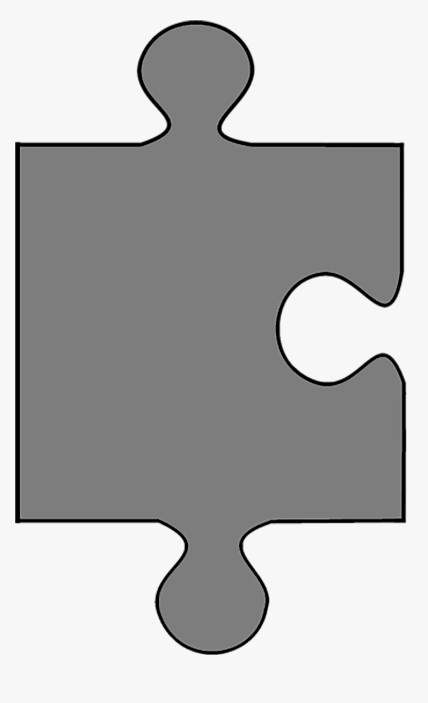 Gray Puzzle Piece, HD Png Download, Free Download