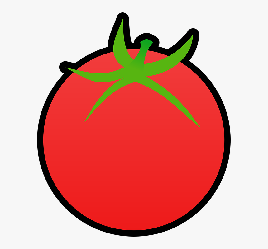 Transparent Tomato Clipart - Clipart Of A Tomato, HD Png Download, Free Download