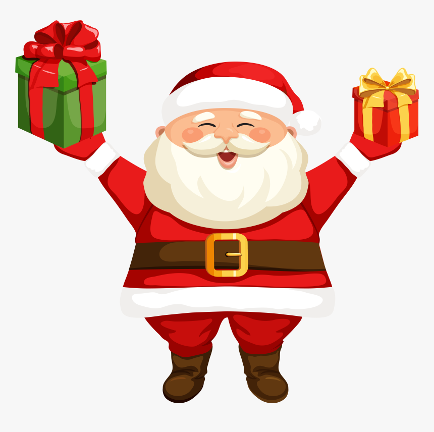 Santa Claus Gif Transparent, HD Png Download - 519x595 PNG 