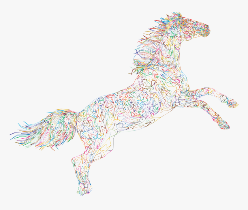 Horse,stallion,mustang Horse - Visual Arts, HD Png Download, Free Download