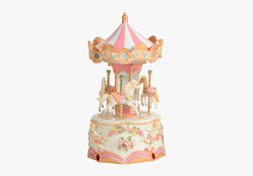 Three Horses "
 Class= - Music Box Mini Carousel, HD Png Download, Free Download