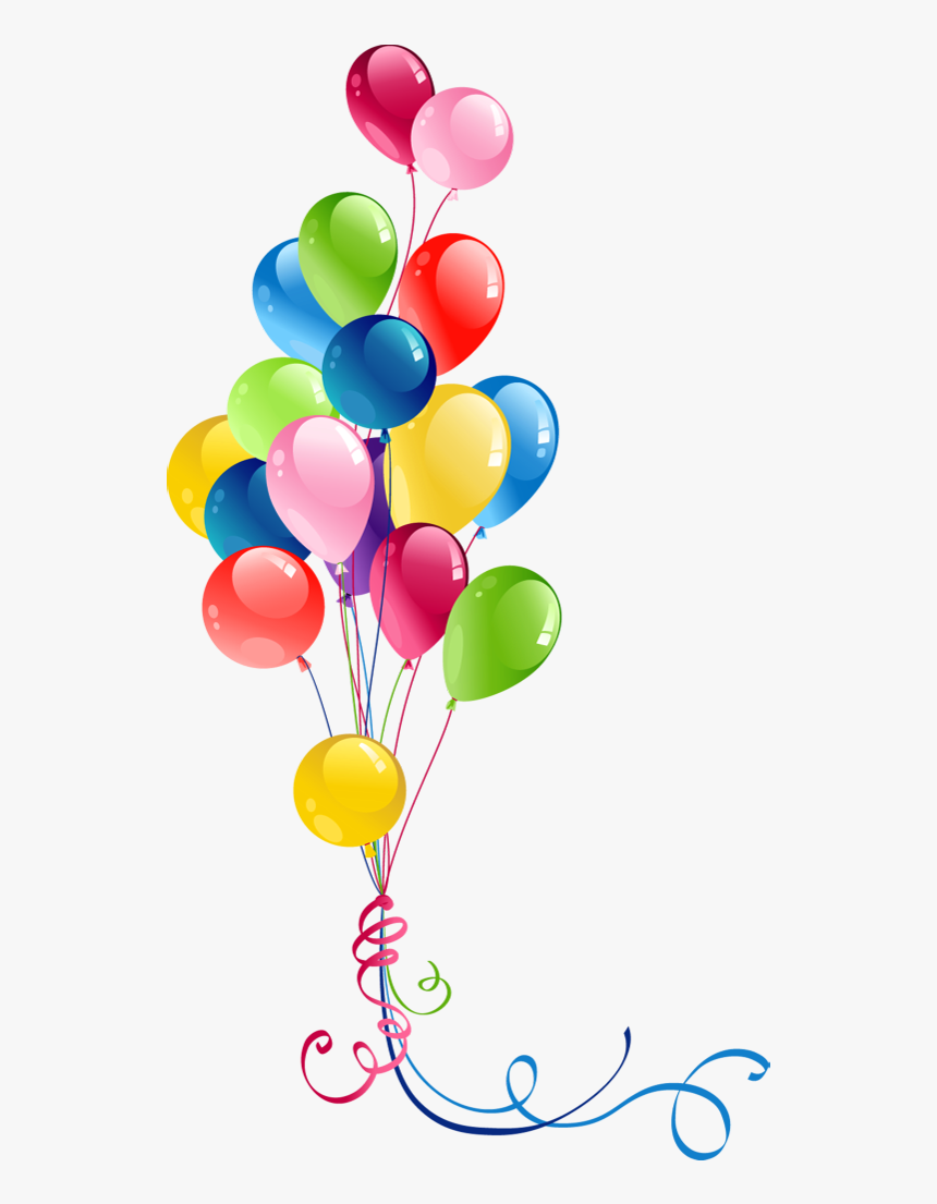 Happy Birthday Balloons Png Image Hd - Happy Birthday Balloons Clip Art, Transparent Png, Free Download