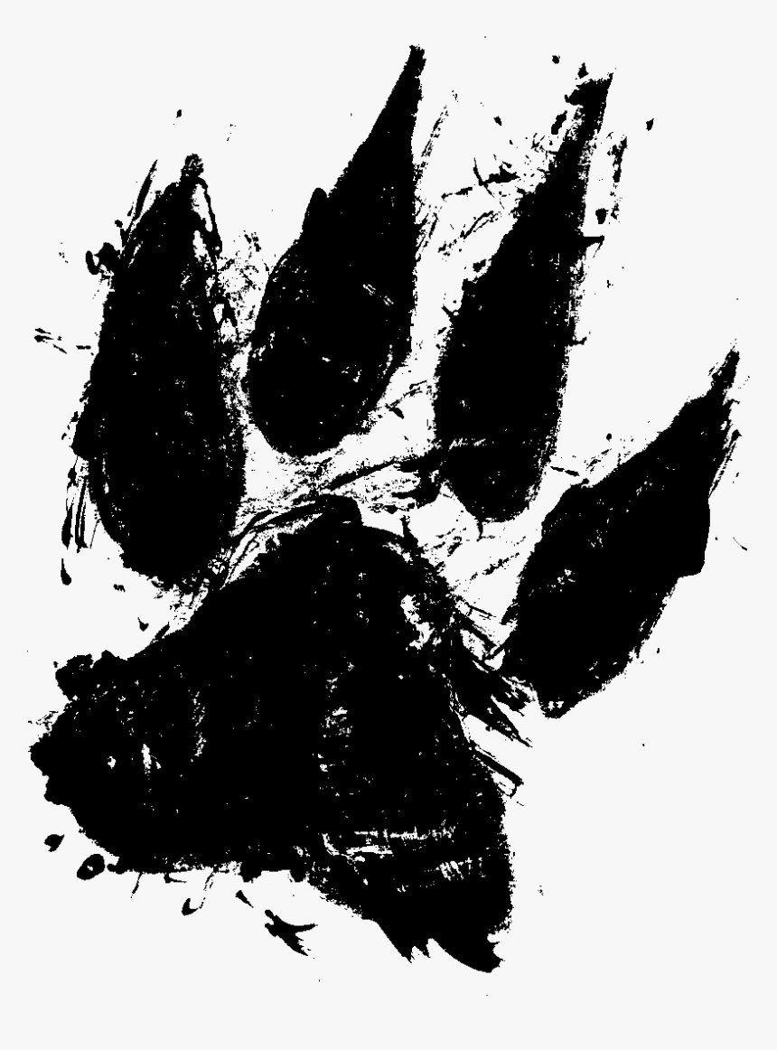 Wolf Paw Print Transparent, HD Png Download, Free Download