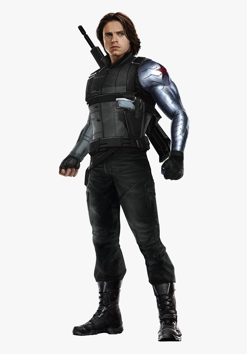 Winter Soldier Bucky Png File - Winter Soldier Png Marvel, Transparent Png, Free Download