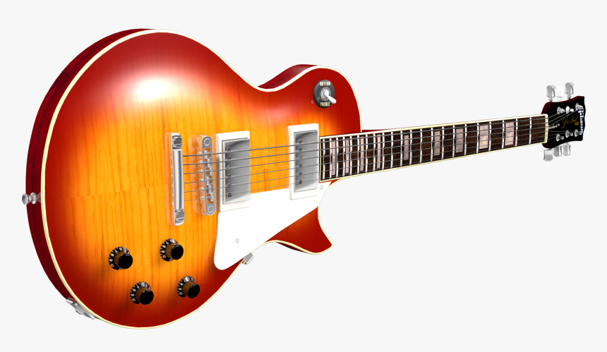 Rock Guitar 3d Png, Transparent Png, Free Download