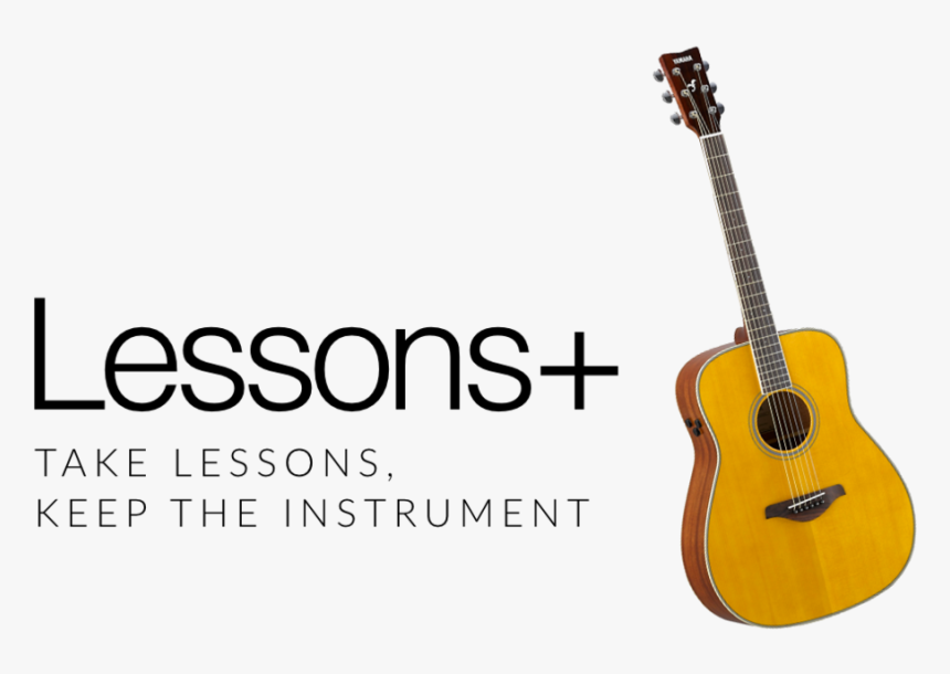 Lessons Yamaha Transacoustic Guitar - Acoustic Guitar, HD Png Download, Free Download