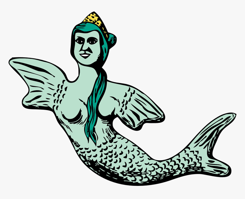 Fish Woman Png, Transparent Png, Free Download