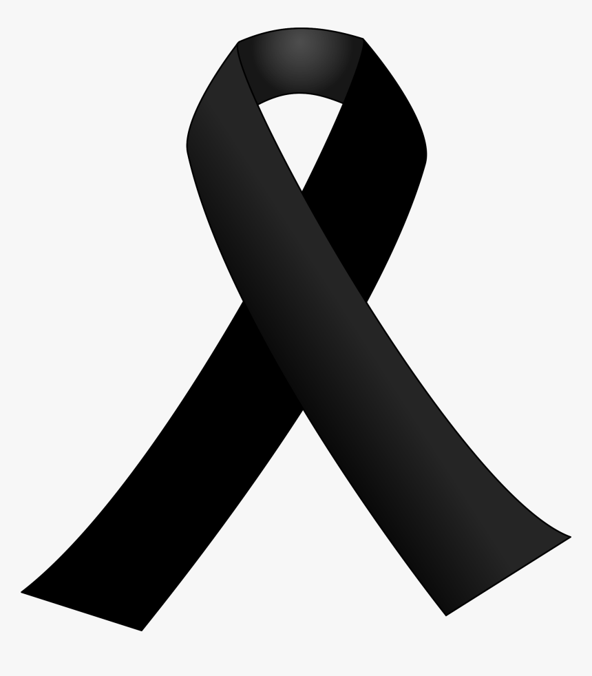 Black Ribbon - Transparent Black Ribbon Png, Png Download, Free Download