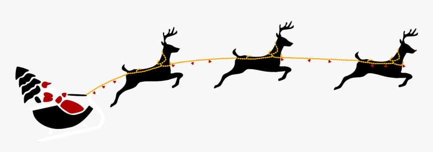 Flying Santa Claus Png - Nara, Transparent Png, Free Download