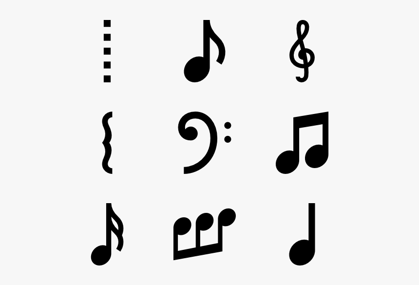 Music Notes Disco Ball Png File - Music Note Symbol Png, Transparent Png, Free Download