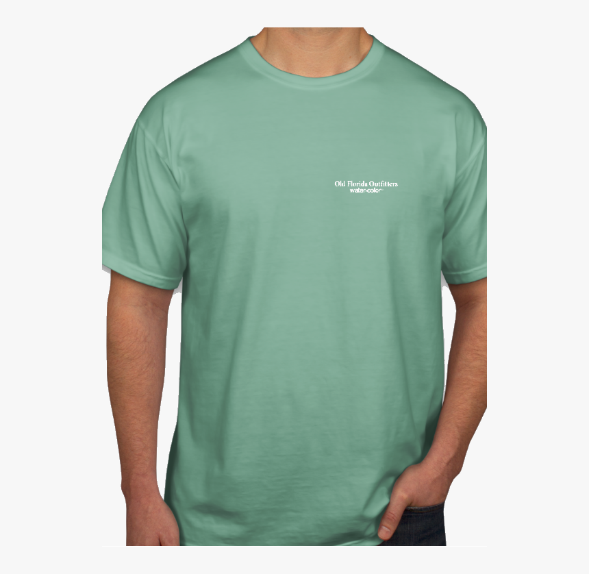 Ofo Short Sleeve Logo T-shirt In Seafoam/white - T-shirt, HD Png Download, Free Download