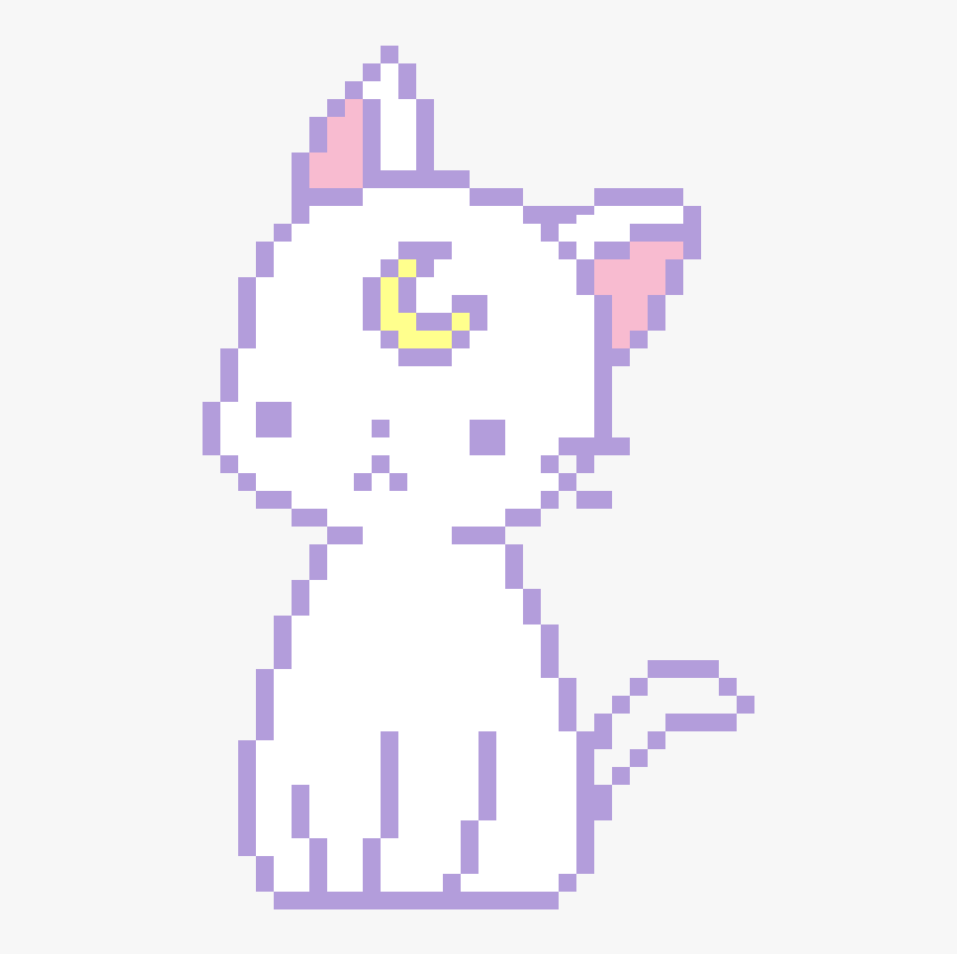 Sailor Moon Luna - Sailor Moon Png Pixel, Transparent Png, Free Download