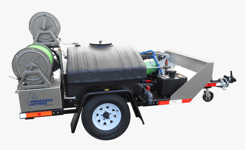 123 Sewer Cleaner, Sewer Cleaner Trailer, Mongoose - Boat Trailer, HD Png Download, Free Download