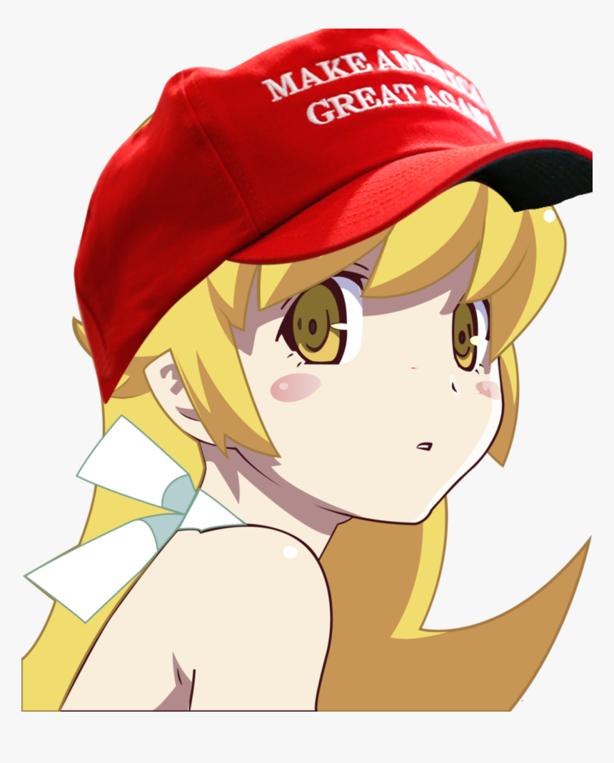 Maga Hat Anime Girl , Png Download - Maga Hat Anime Girl, Transparent Png, Free Download