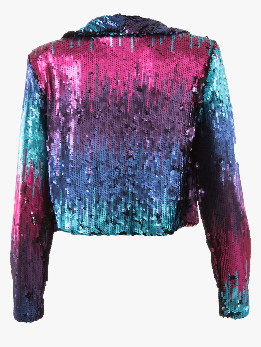 Colored Sequin Blazer, HD Png Download - kindpng
