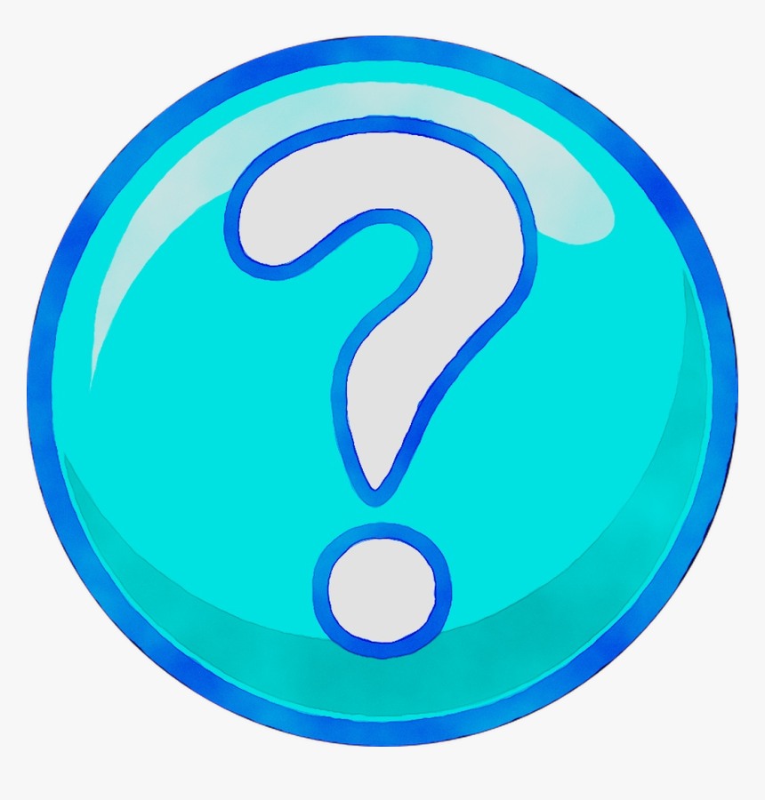 Clip Art Question Mark Portable Network Graphics Gif - Turquoise Blue Question Mark, HD Png Download, Free Download