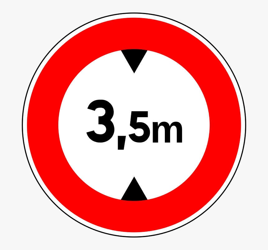 Height Limit, Sign, Road Sign, Roadsign, Traffic Sign - Circle, HD Png Download, Free Download