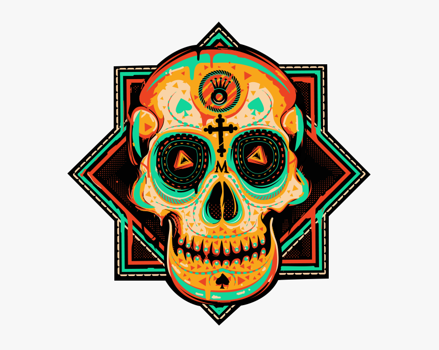 Illo 2 Tmac - Skull De La Muerte, HD Png Download, Free Download