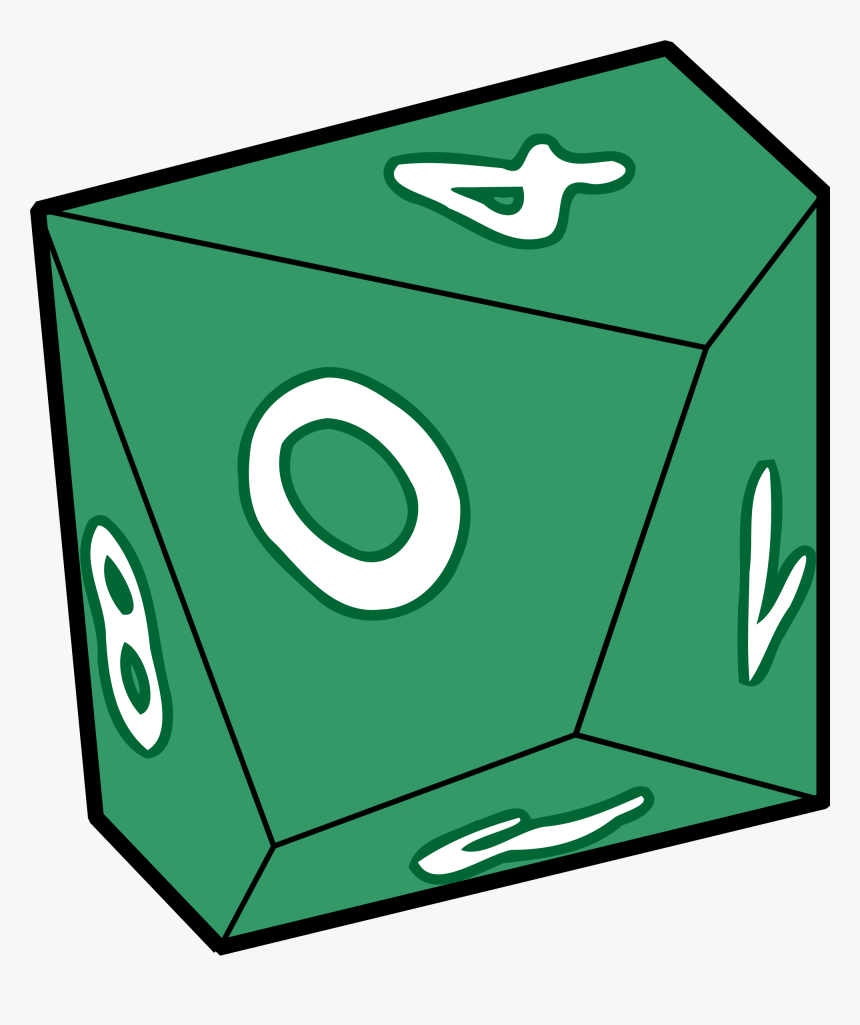 Dice Icon Png - 10 Sided Dice Drawing, Transparent Png, Free Download