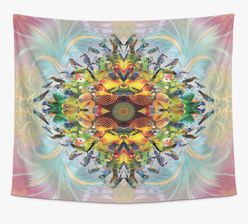 Bird Mandala Tapestry - Motif, HD Png Download, Free Download