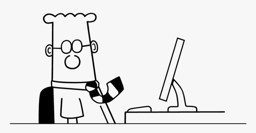 How To Fail At Almost Everything And Still Win Big - Dilbert Black And White, HD Png Download, Free Download