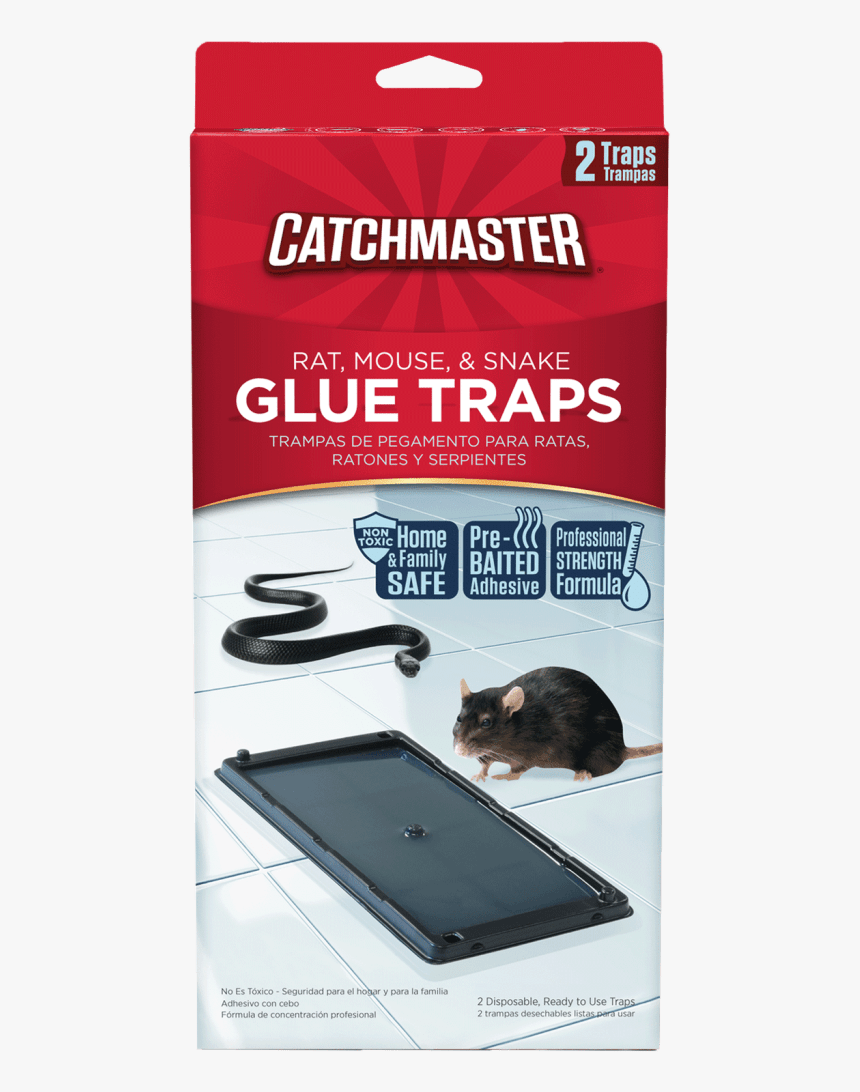 Rodent And Snake Glue Traps - Catchmaster Glue Mouse Traps, HD Png Download, Free Download