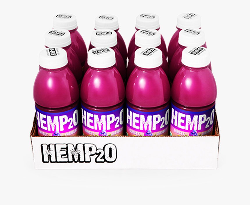 Hemp2o Sunset Sherbert - Glass Bottle, HD Png Download, Free Download