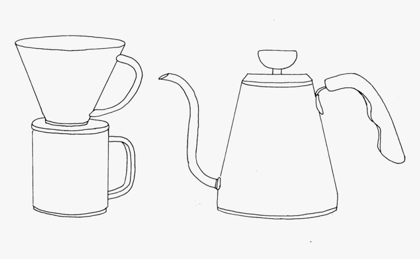 Tpc Illustrations Coffeesetup - Line Art, HD Png Download, Free Download