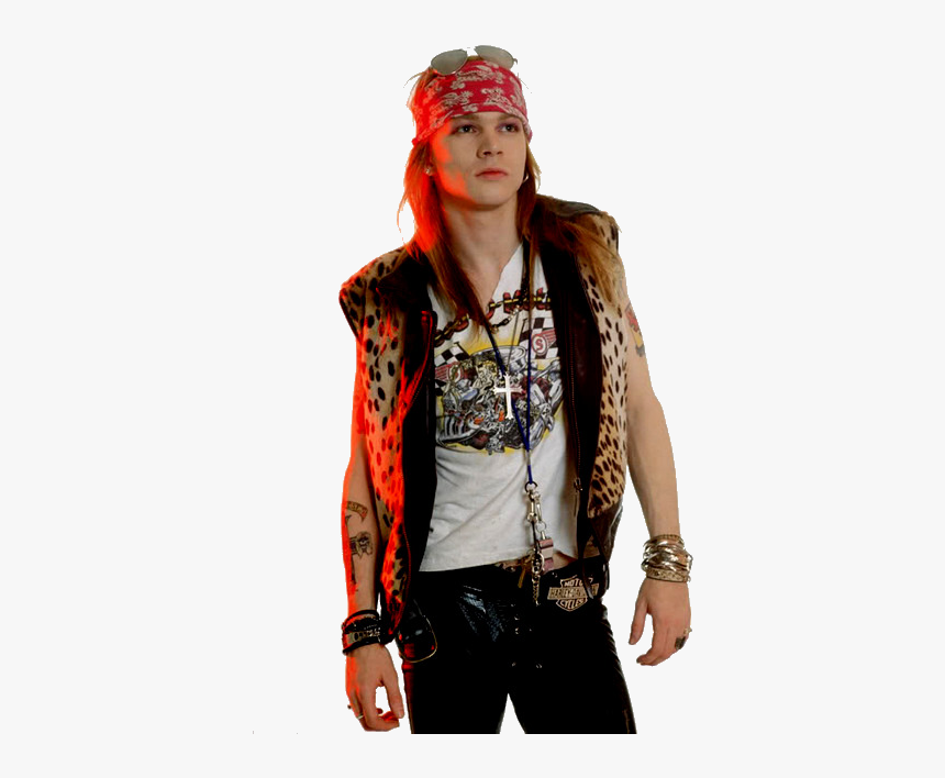 Guns N Roses, Axl Rose, And Gnr Image - Young Axl Rose Outfit, HD Png  Download - kindpng