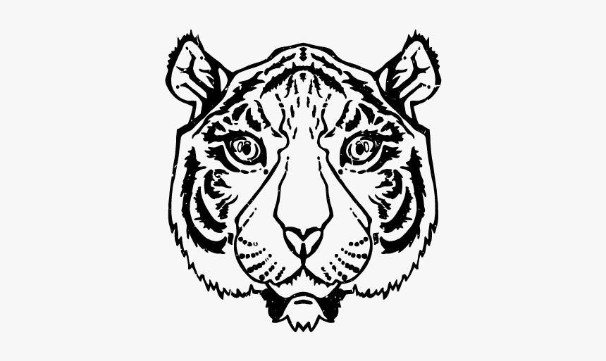 Graphic Design By Jadavprakash9 For Outline Montréal - Tatuagem De Tigre Preto E Branco De Oculos, HD Png Download, Free Download