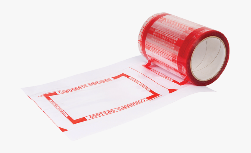 Documents Enclosed Pouch Tape Roll"
 Title="de5x6 - Label, HD Png Download, Free Download