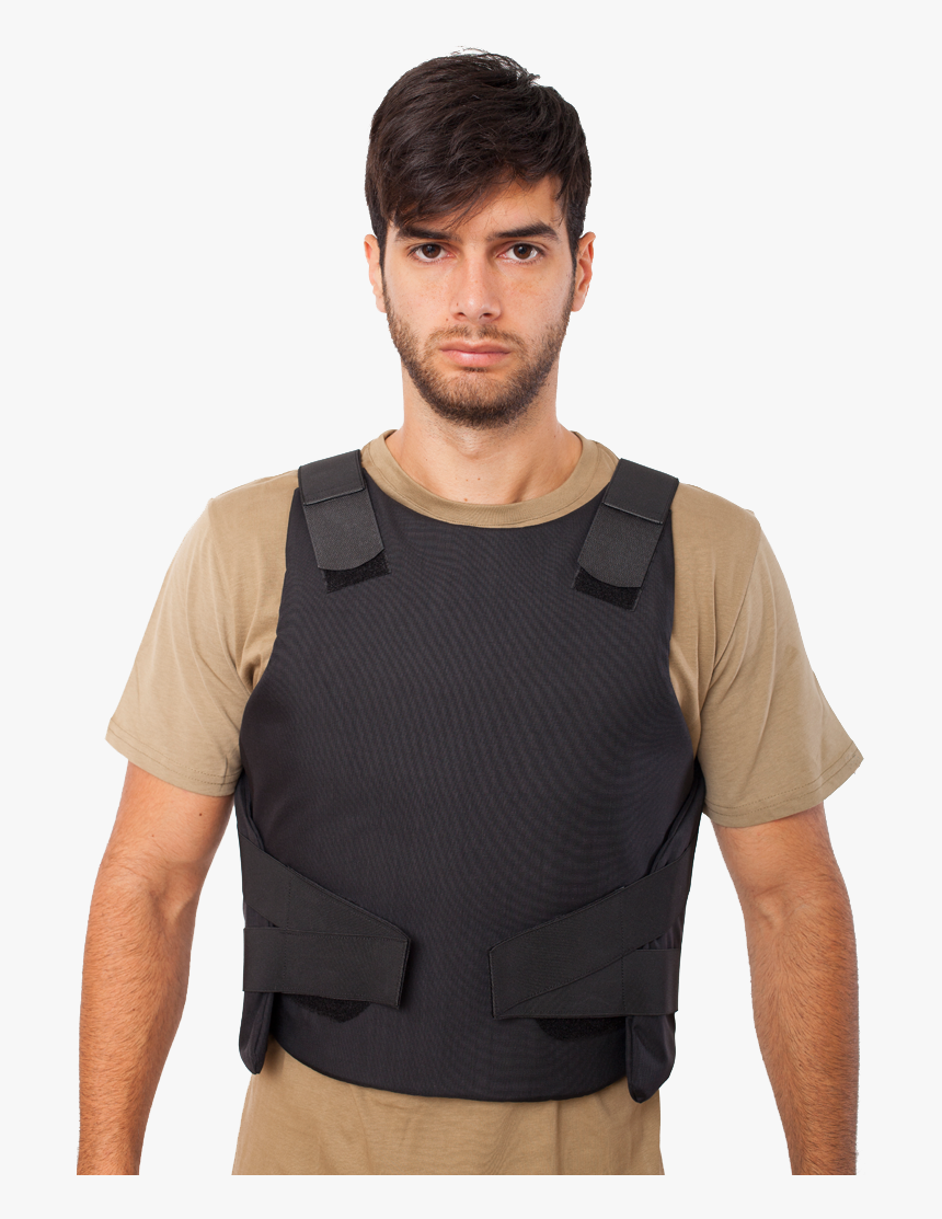 Bulletproof Vest Security Black, HD Png Download - kindpng