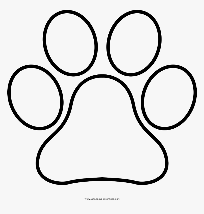 Cat Paw Print Coloring Page - boringpop.com