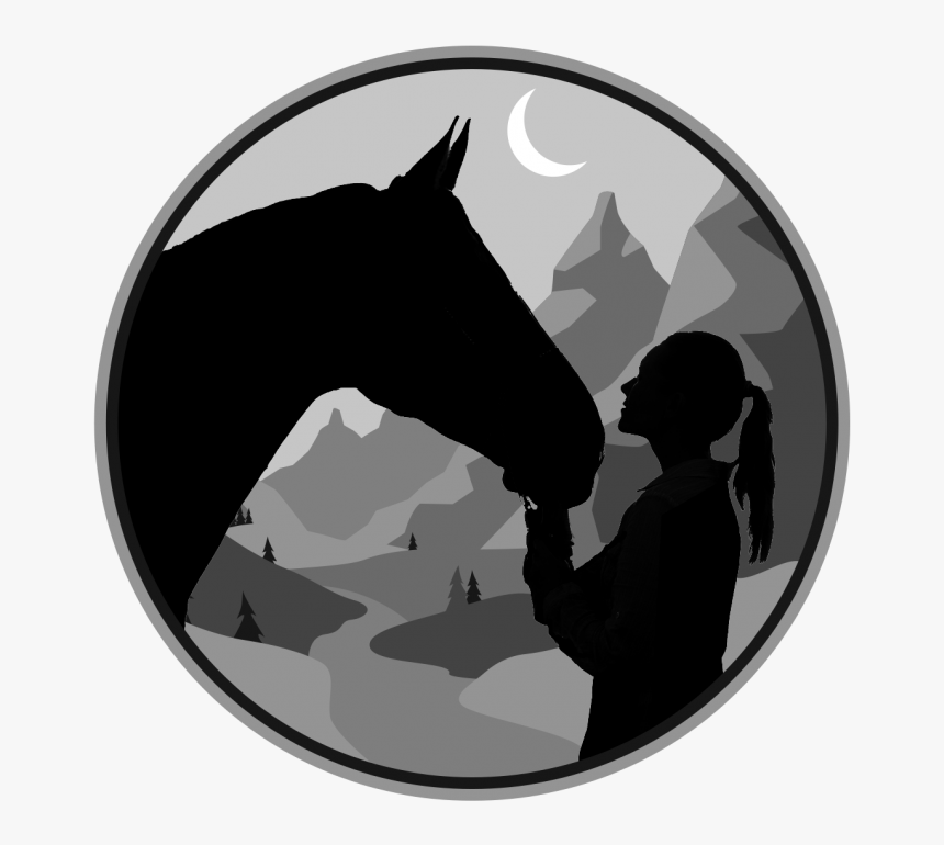 Mountain River Youth Ranch Icon For 2015 Redesigned - Mountain And Horse Icon, HD Png Download, Free Download