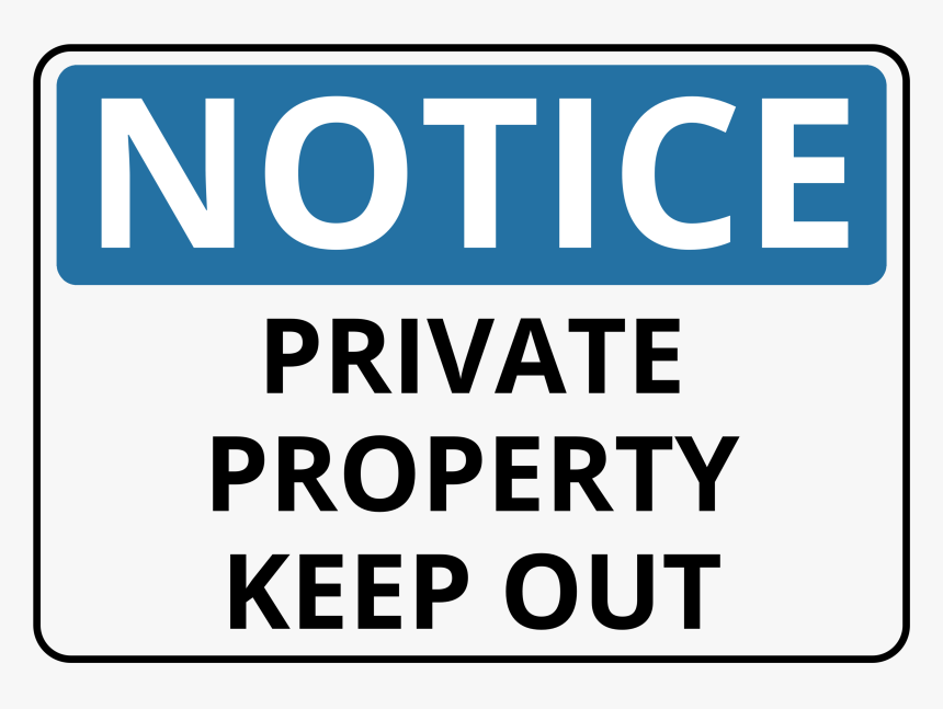 Transparent Keep Out Png - Electric Blue, Png Download - kindpng