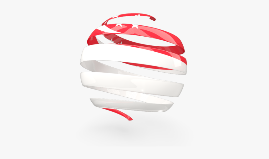 Round 3d Icon - Round Singapore Flag Icon Png, Transparent Png, Free Download