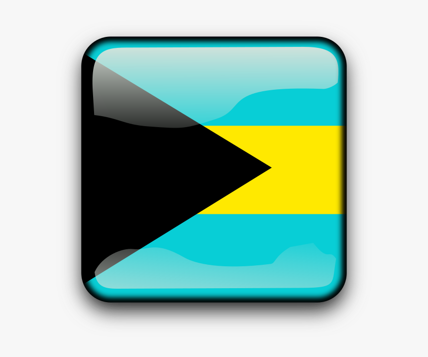 Country Flag - Bandera De Bahamas En Png, Transparent Png, Free Download