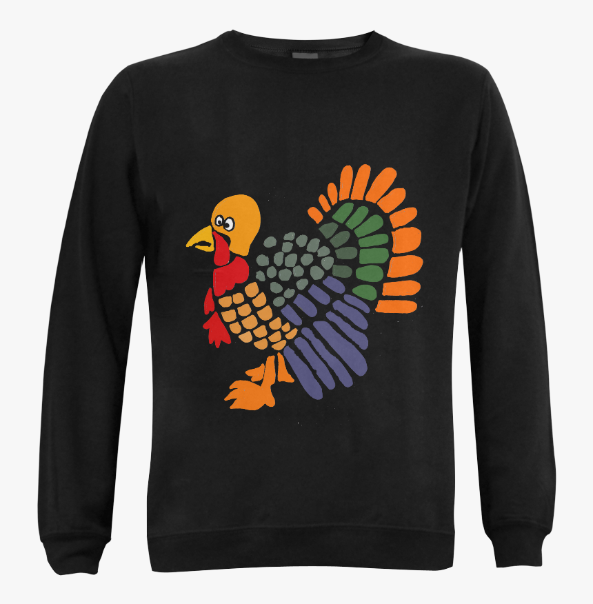 Funny Turkey Abstract Art Gildan Crewneck Sweatshirt - Crew Neck, HD Png Download, Free Download